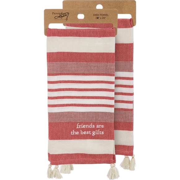 HOLIDAY Friends are the Best Gifts Kitchen Towel - Picture 6 of 6